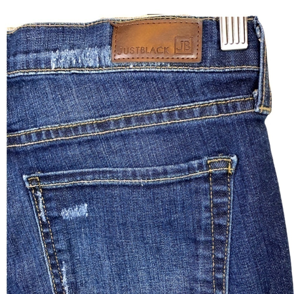 JUST Black Black Label Distressed Boyfriend Jean - Picture 3 of 10